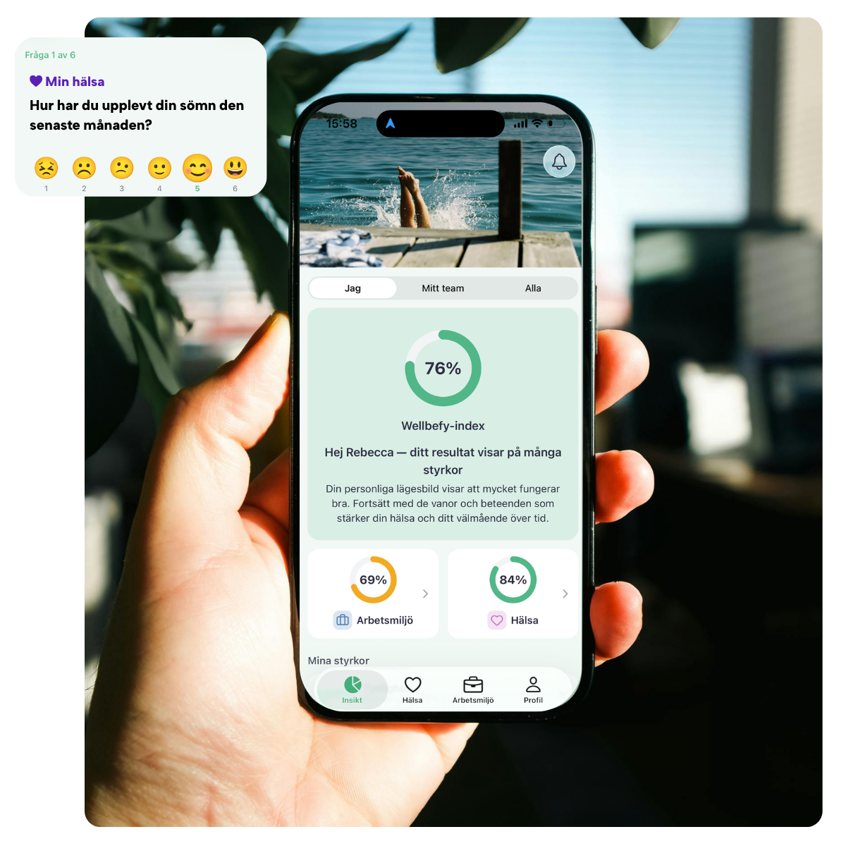 Hälsoundersökning företag - app