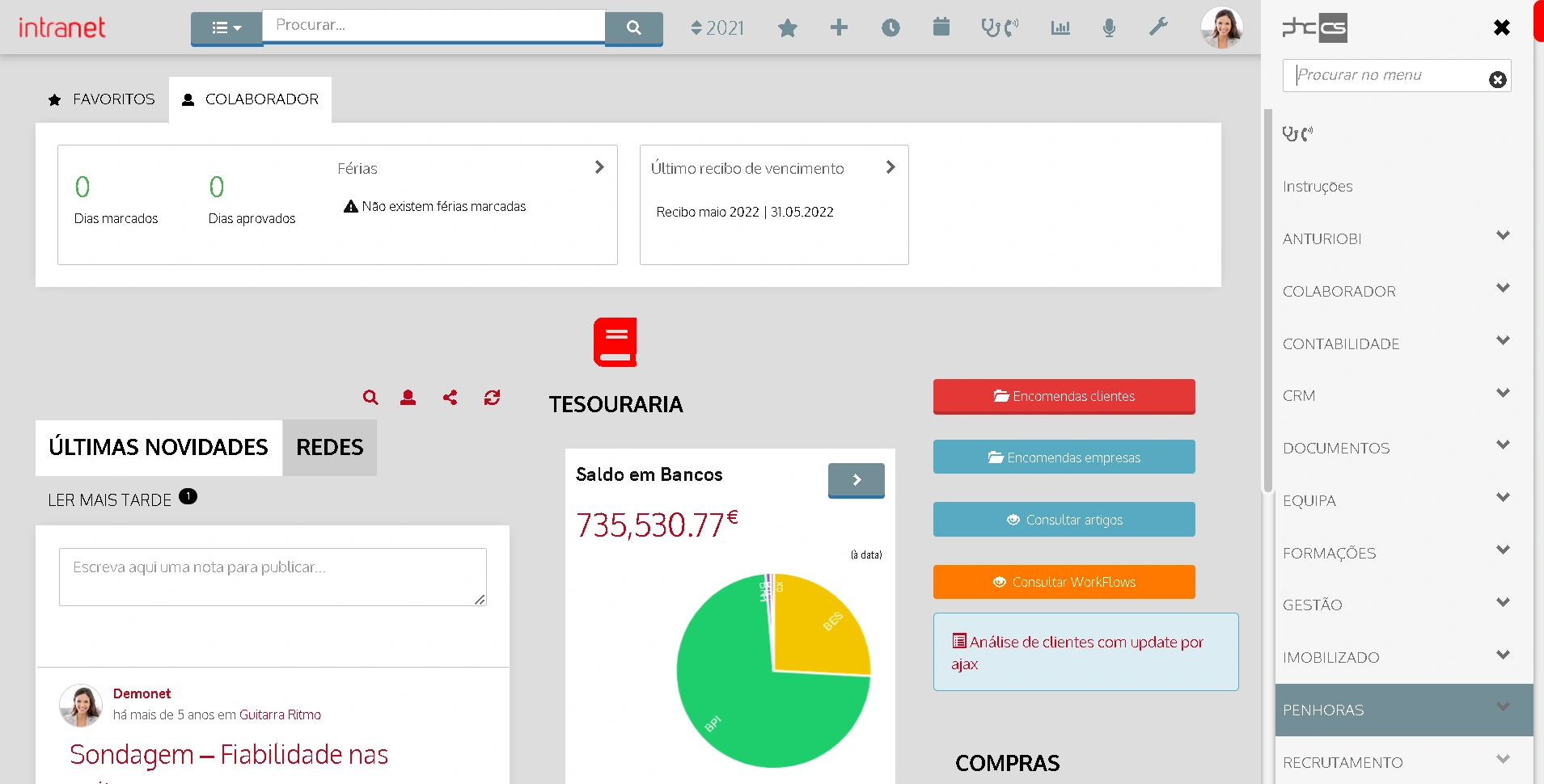 Tesouraria