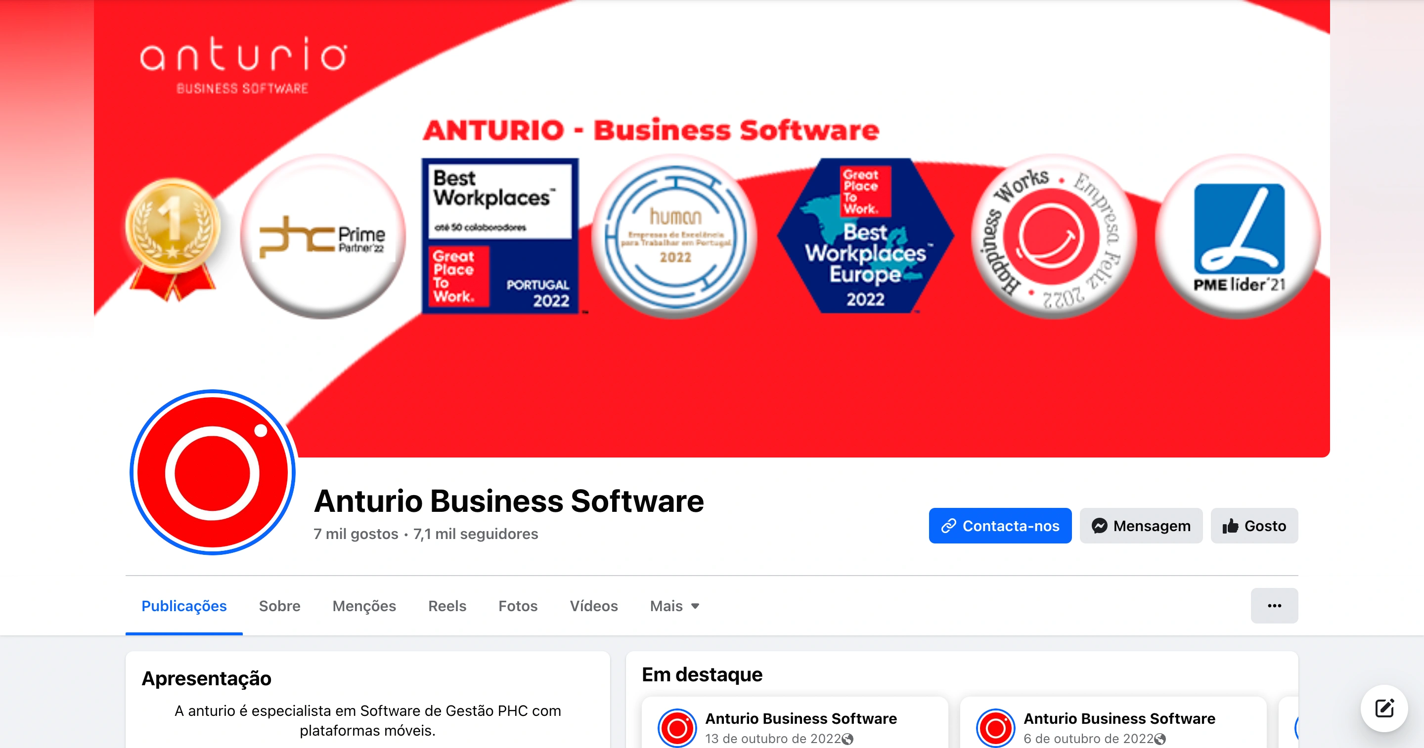 Anturio Facebook