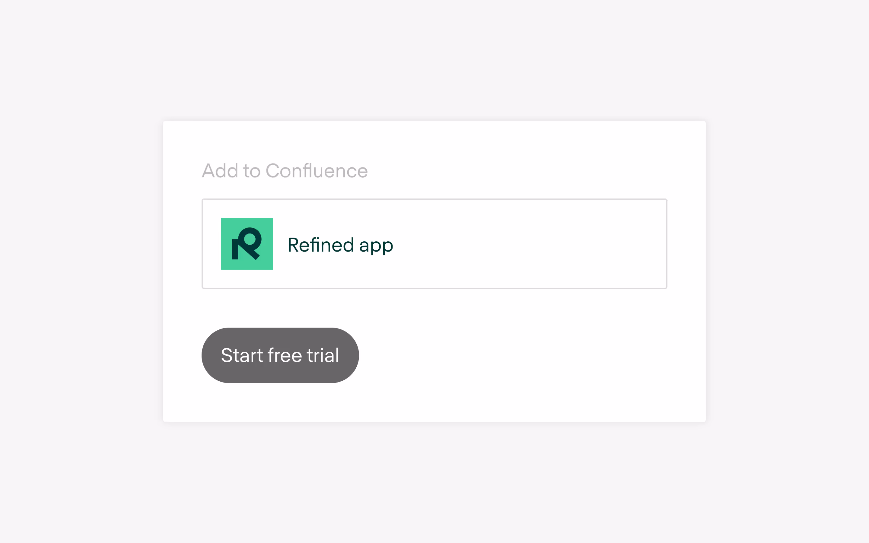 A get started visual for Refined.