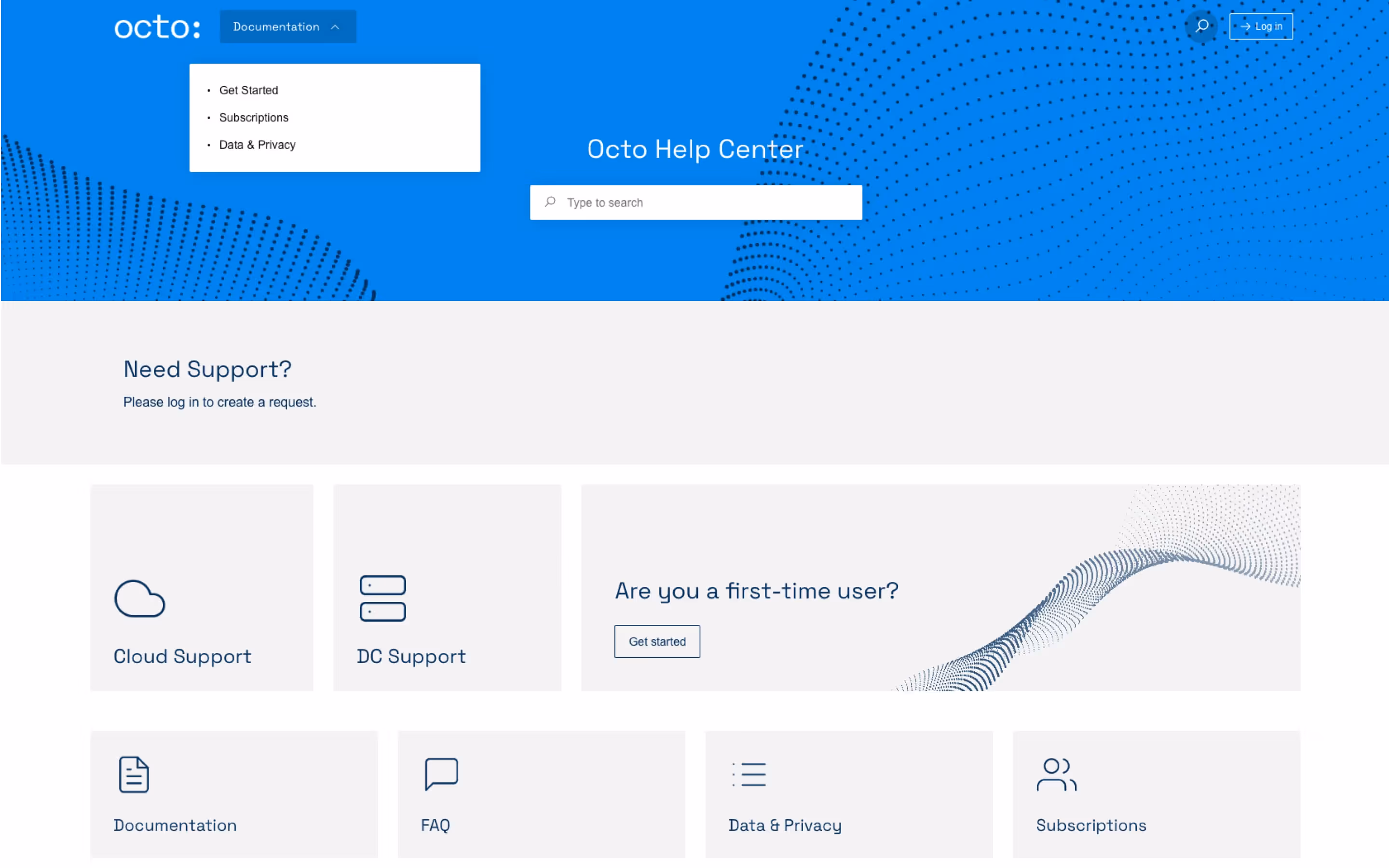 A visual showing the navigation on a Refined site.