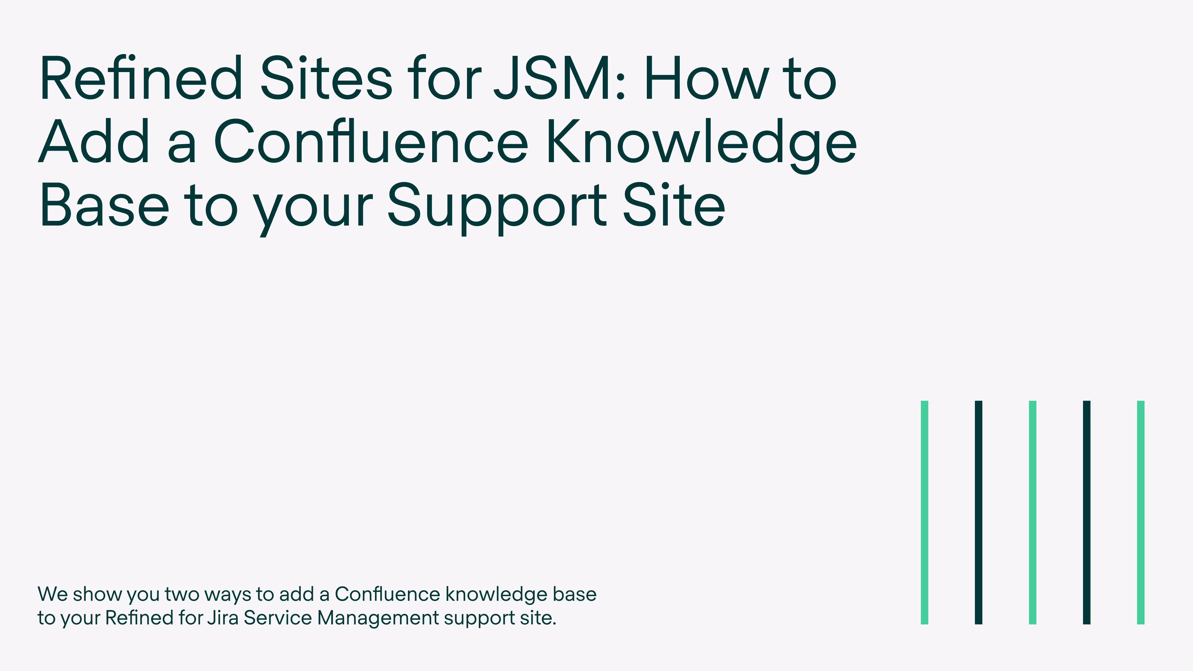 Youtube thumbnail for a knowledge base tutorial.