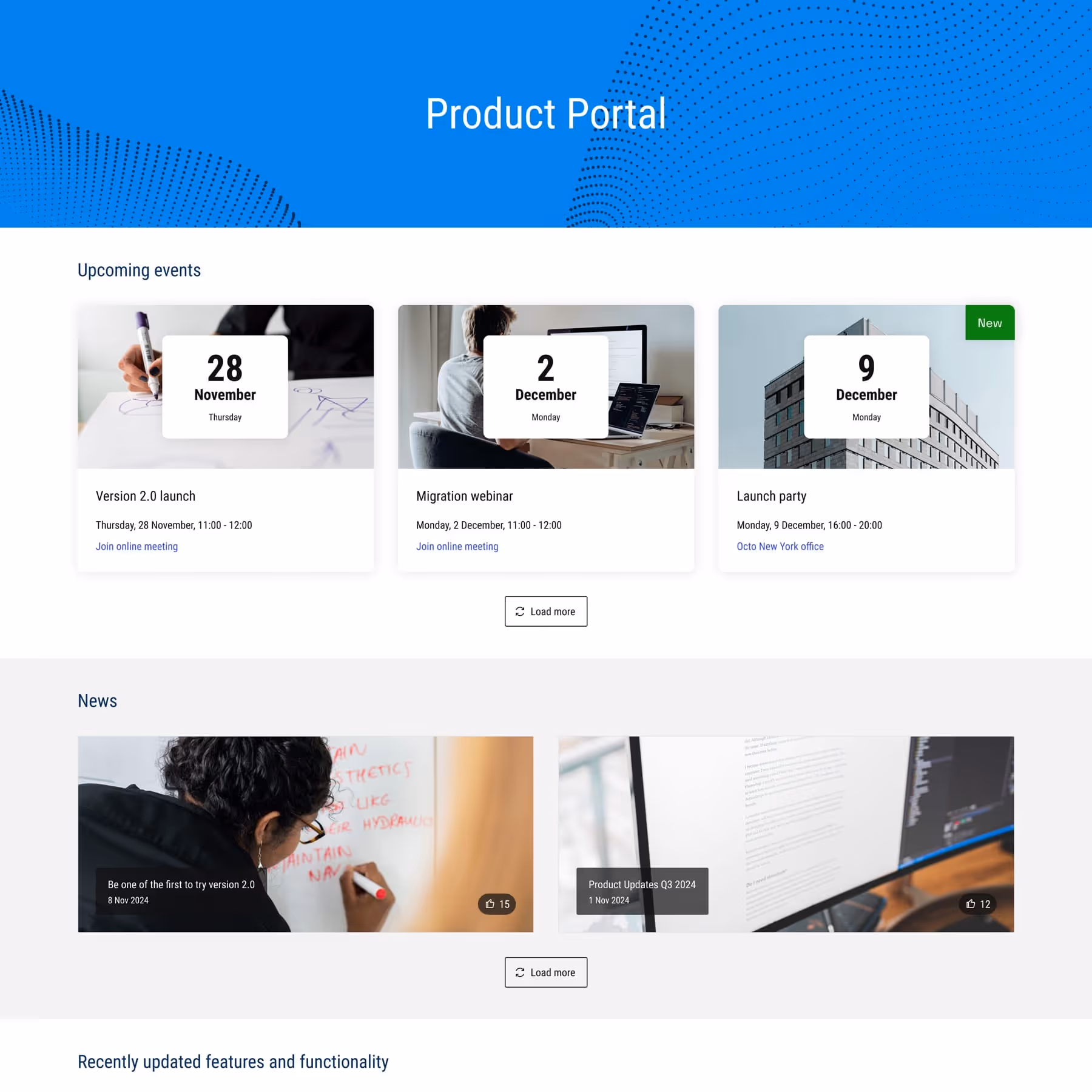 A Refined event template with a clean branding.