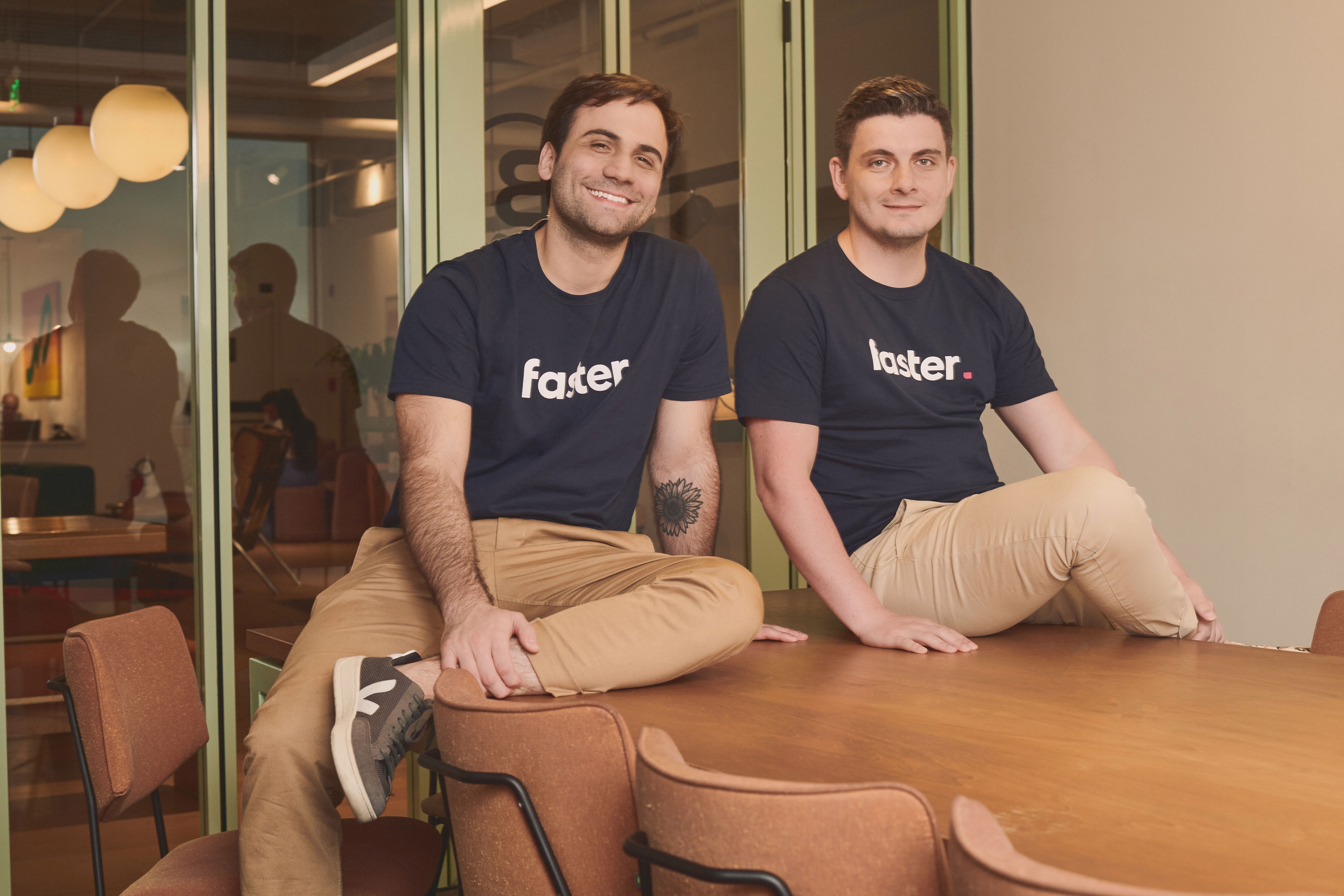 Daniel Dahia e Vitor Filipe - Fundadores da Faster (Foto: Luca Pucci)
