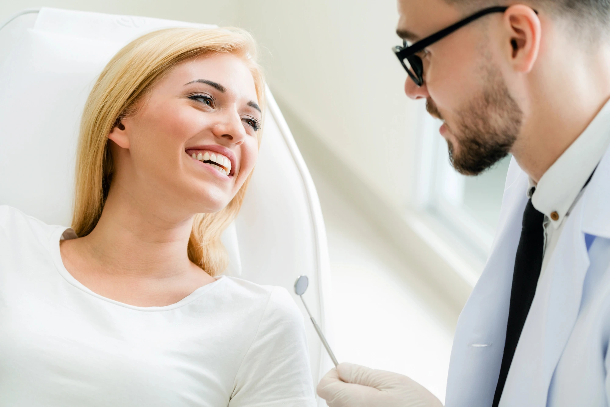 Patient smile same day crowns in Knoxville, TN