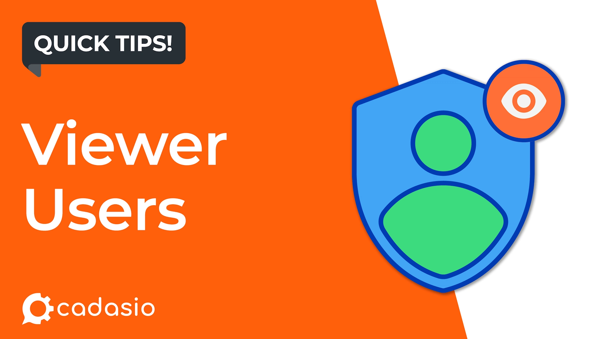 Control access to your Cadasio projects with the Viewer role and workspace restrictions for secure internal sharing.