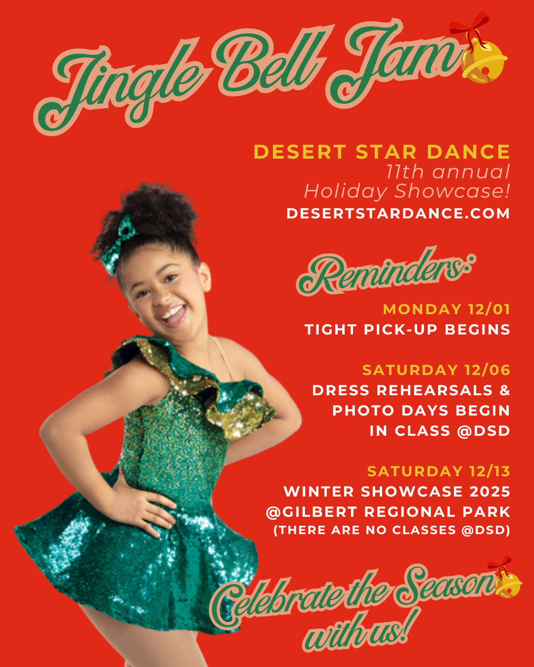 JINGLE BELL JAM 2025 SHOW ORDERS