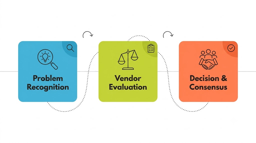 The Three-Phase B2B Buying Journey