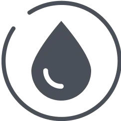 Moisture icon in grey