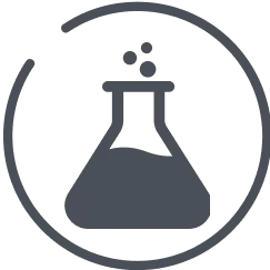 Residual Solvents icon in grey