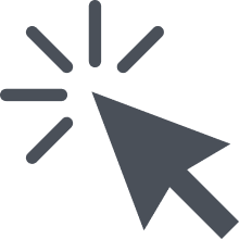 Arrow-click in grey