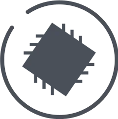 Transdermal patch icon in grey
