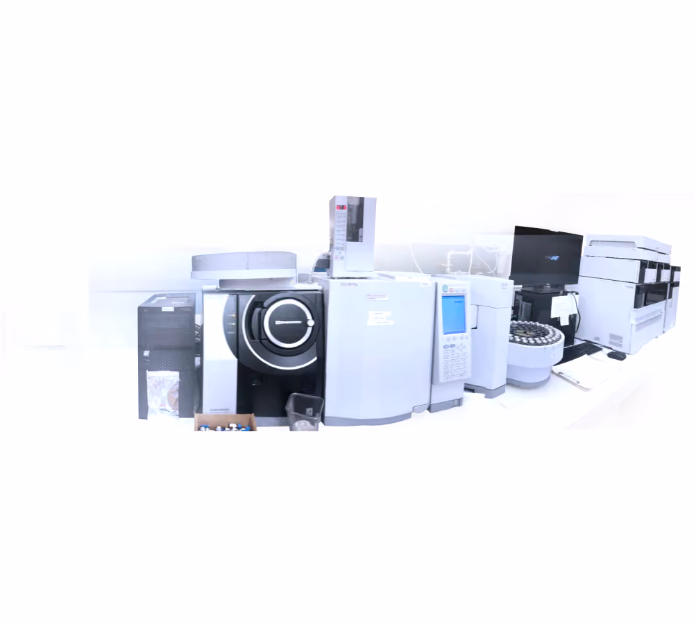 Potency testing laboratory equipment.