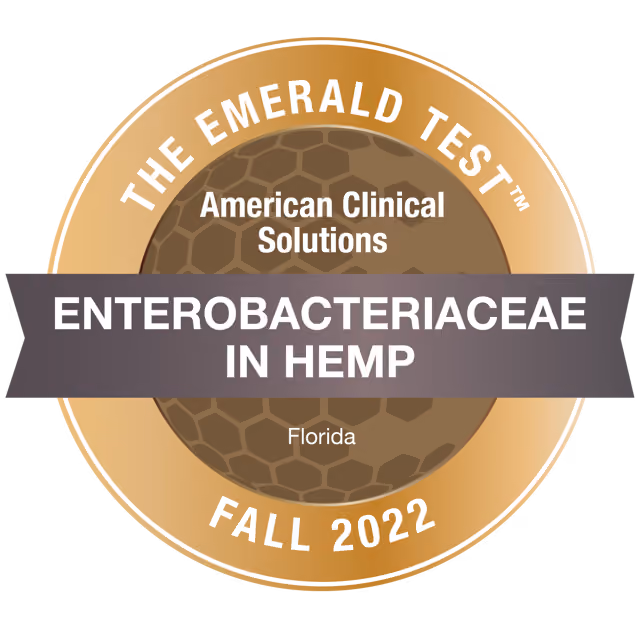 Enterobacteriaceae in Hemp