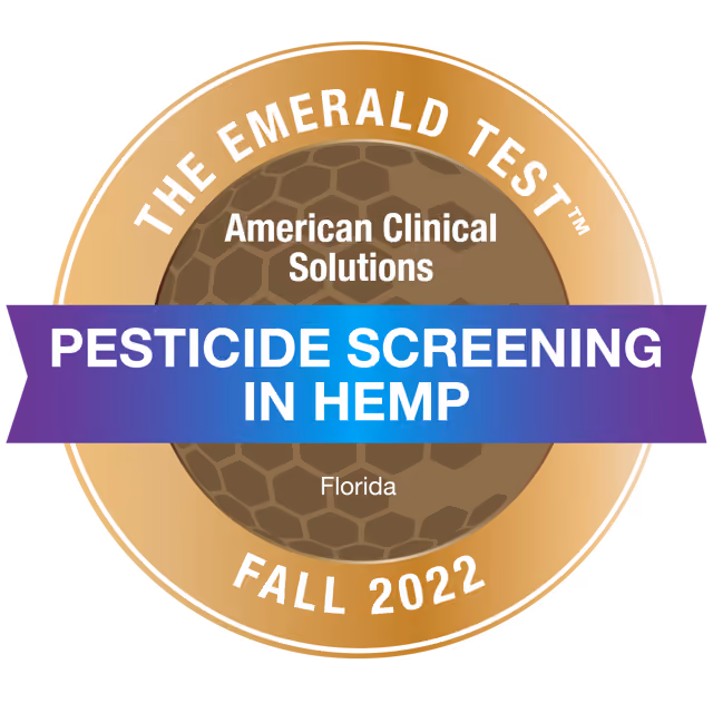 Pesticide Screening in Hemp