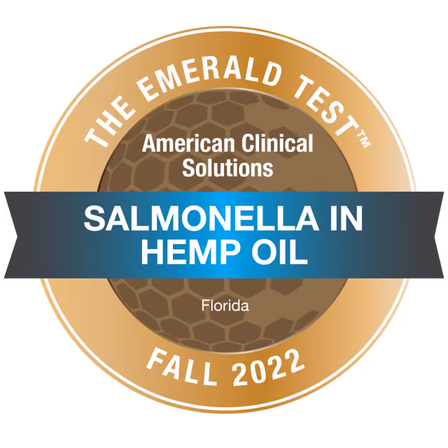 Salmonella in Hemp Oil