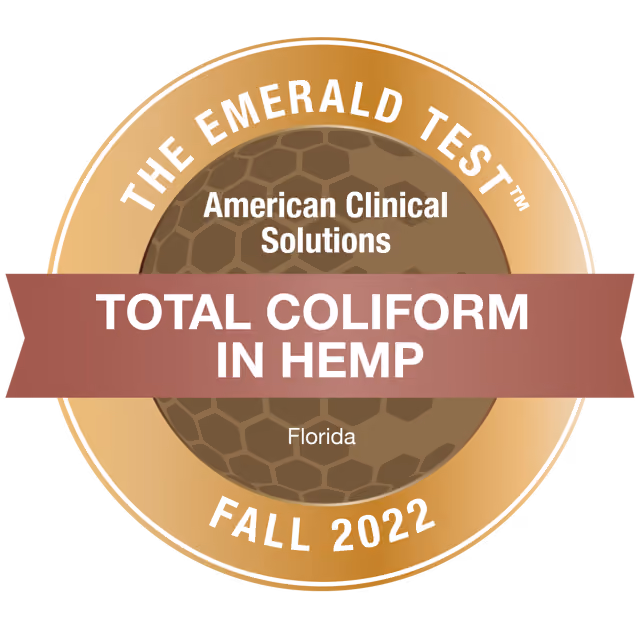 Total Coliform in Hemp