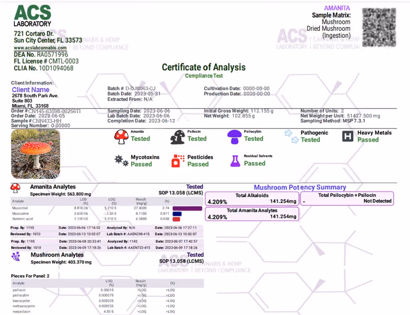 COA Validating the Results