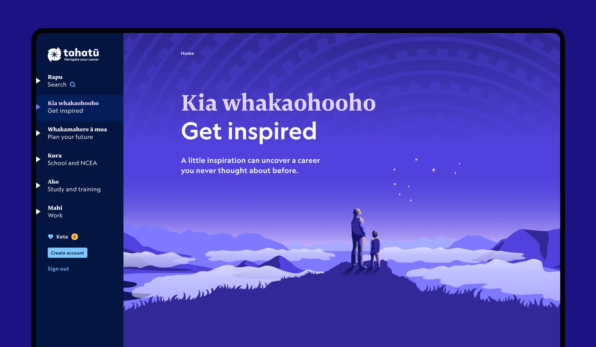 tahatū website