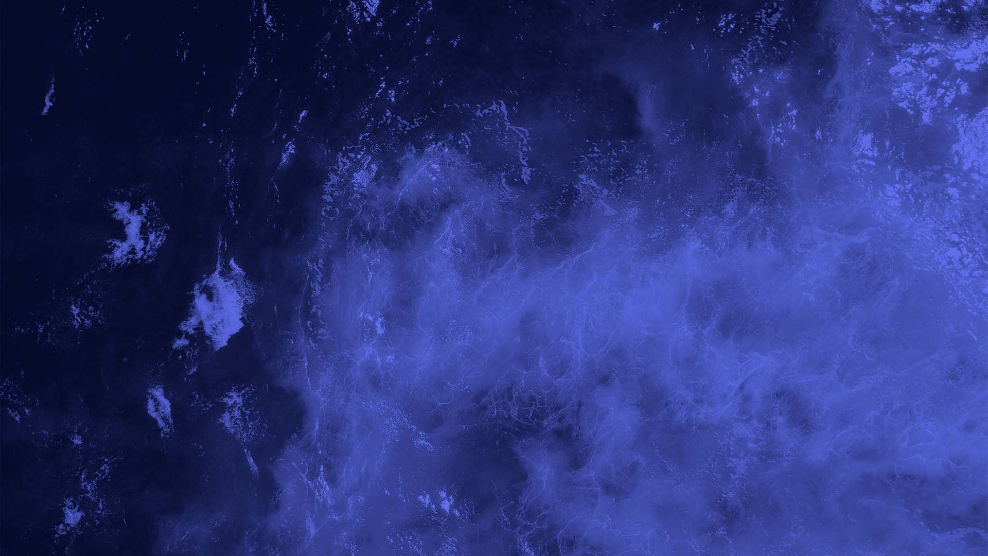 Abstract blue aerial image representing AI strategy, business readiness and leadership decision-making