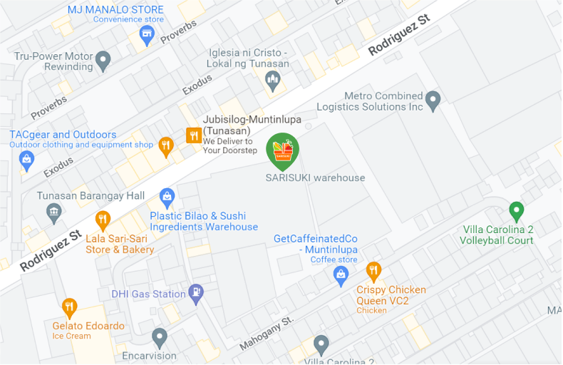 SariSuki Muntinlupa Warehouse