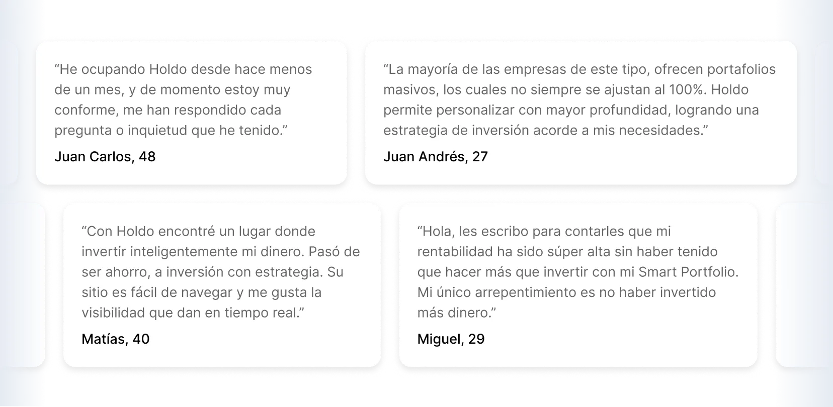 Opiniones sobre Holdo