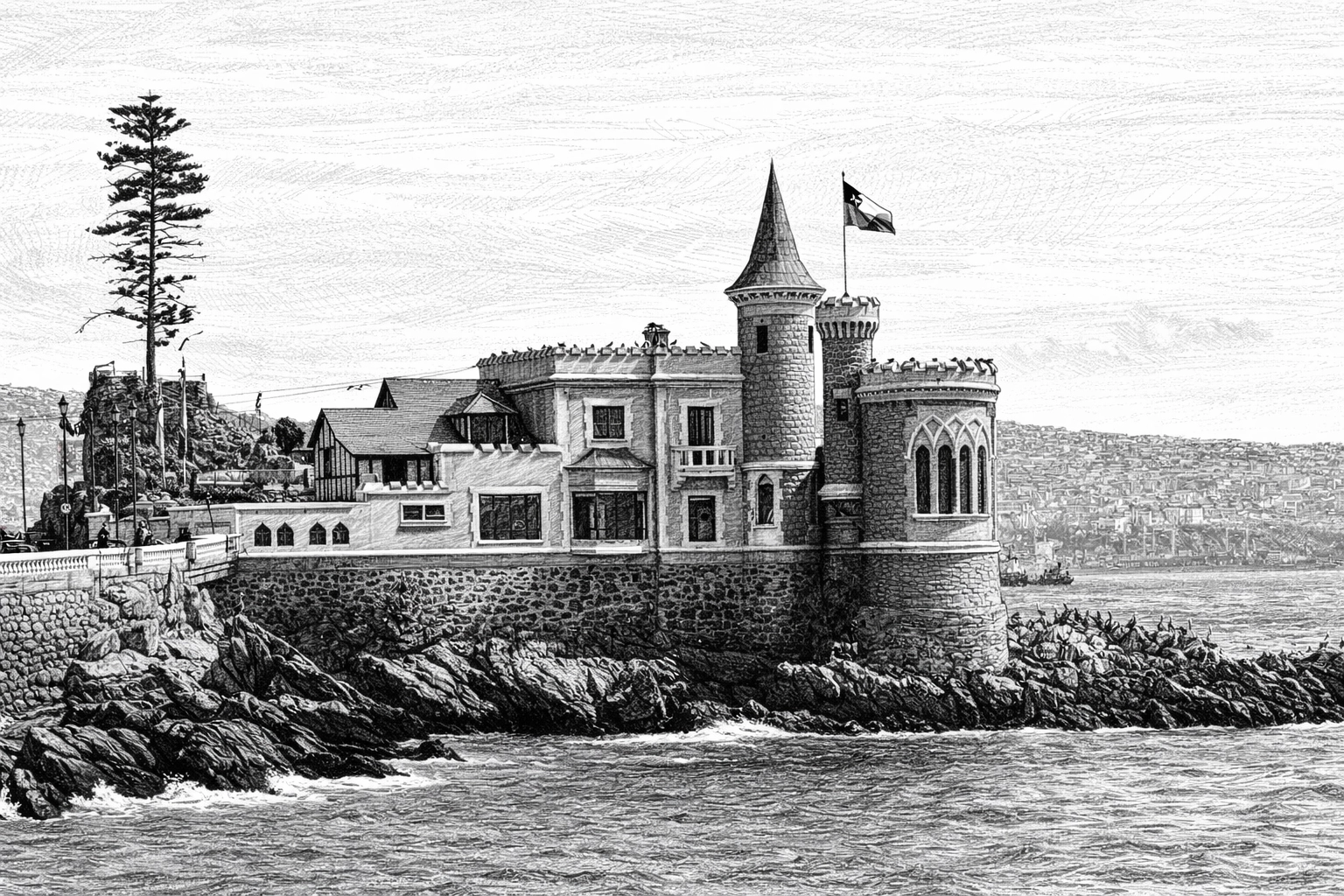 Una imagen de viña del mar, para hablar de una realidad chilena