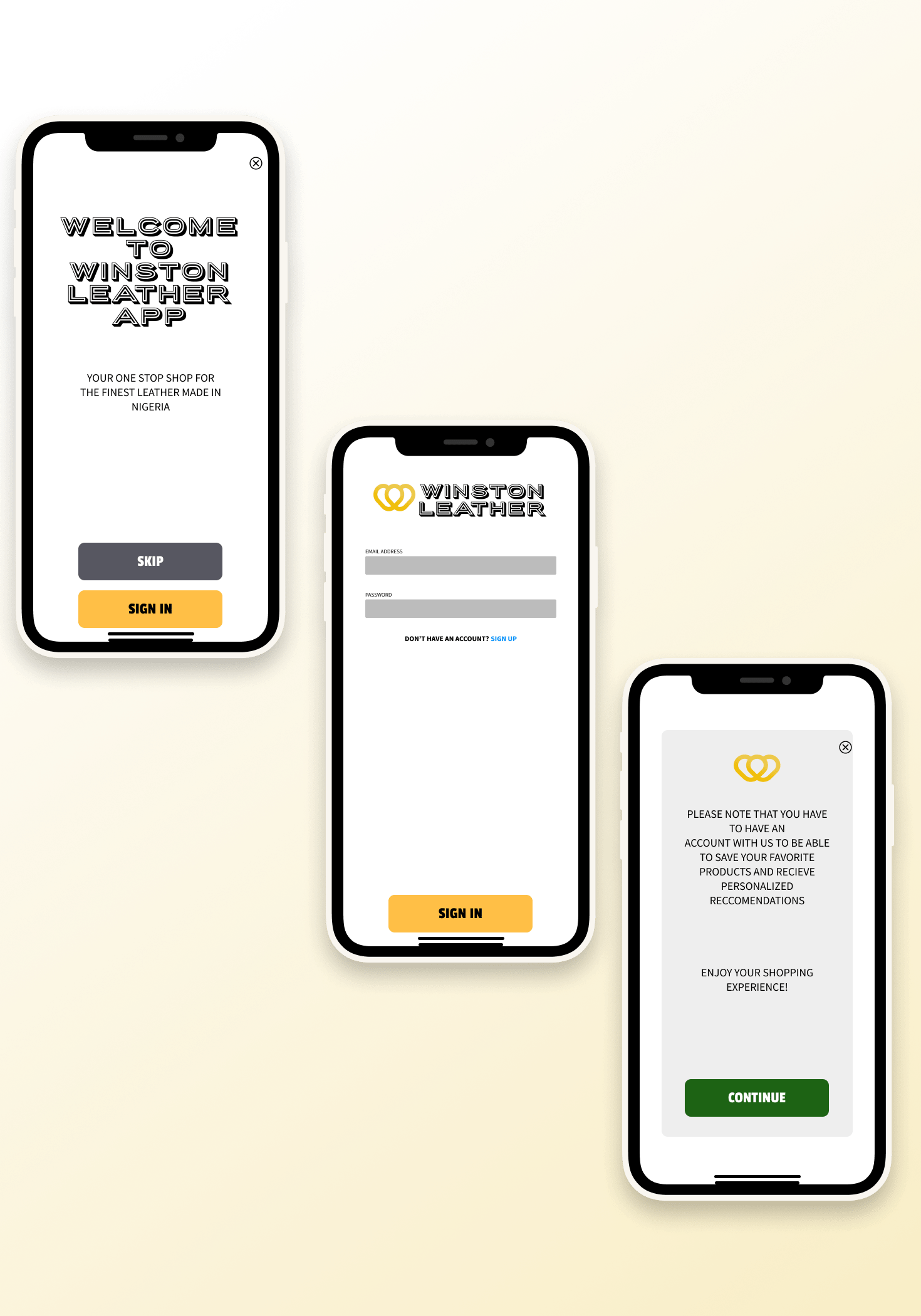 Login/Sign in WL App