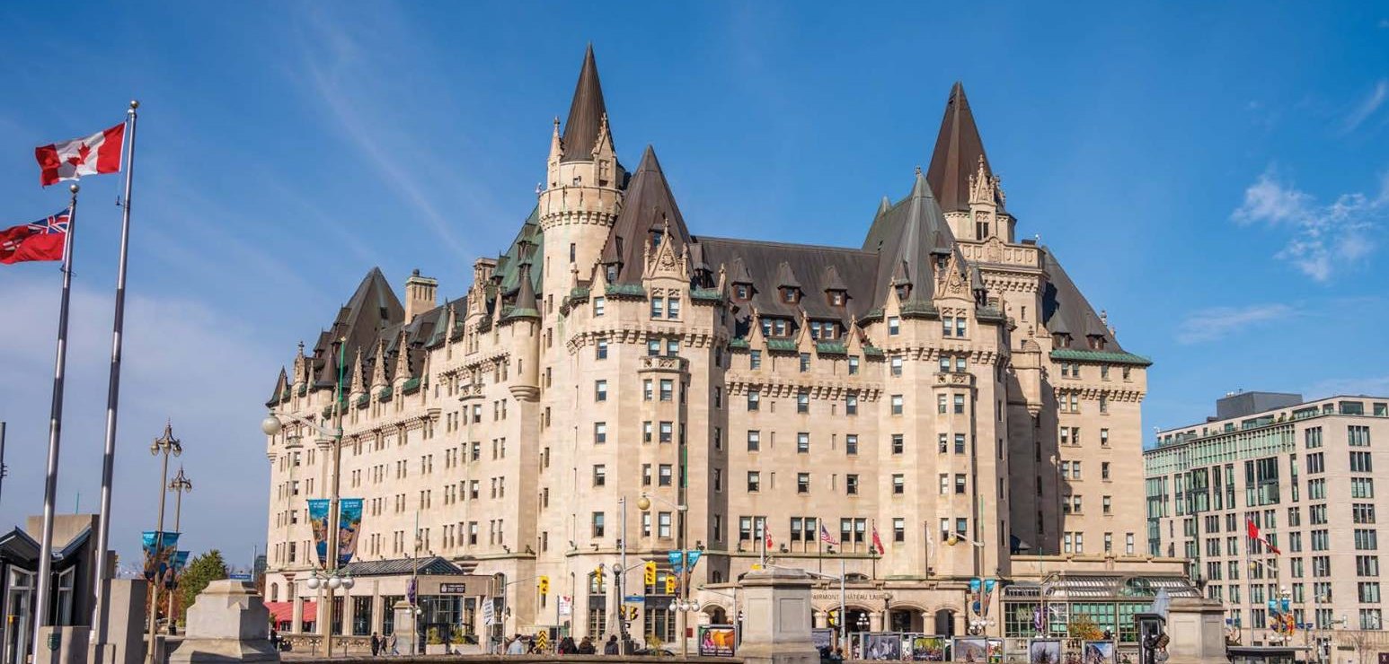 The Fairmont Château Laurier and the Plaza Bridge, Ottawa