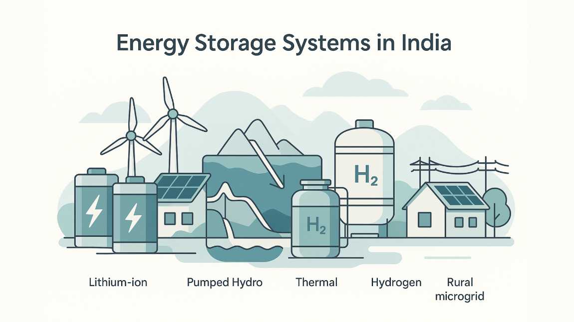 Understanding the Different Types of Energy Storage Systems in India