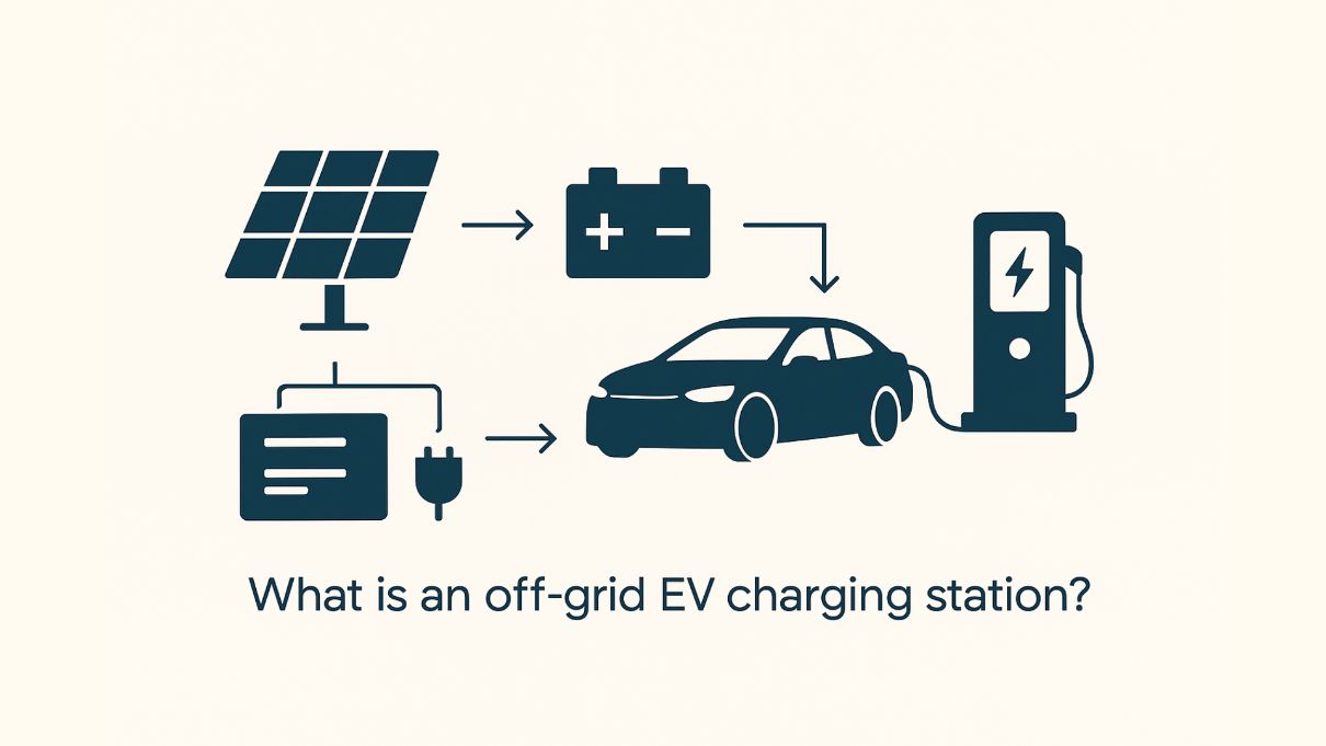 off-grid EV charging station