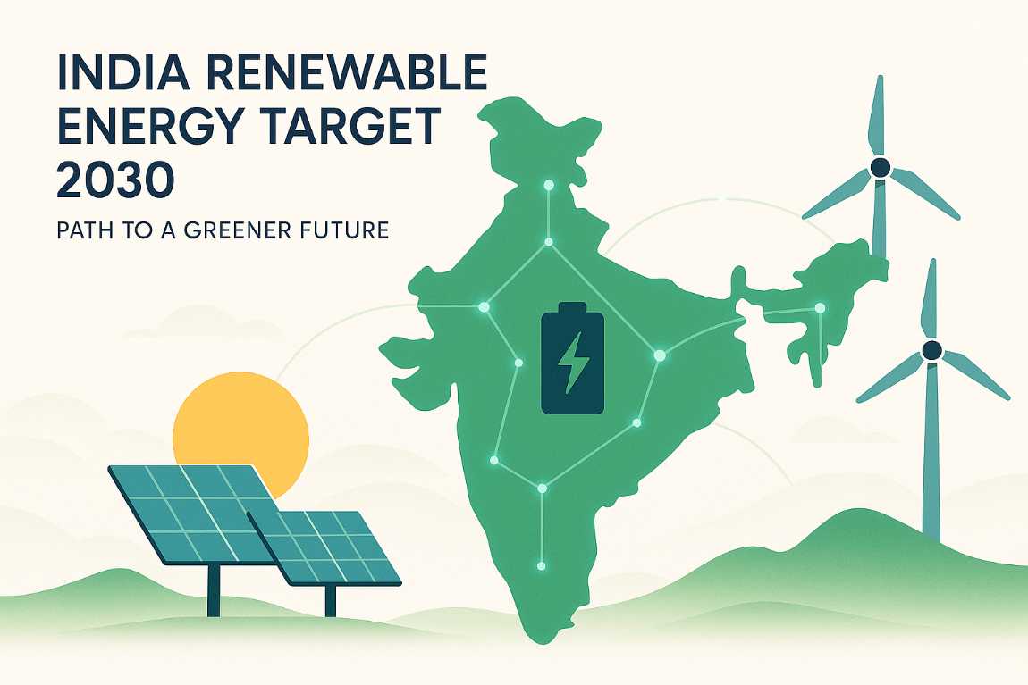 India Renewable Energy Target 2030: Path to a Greener Future