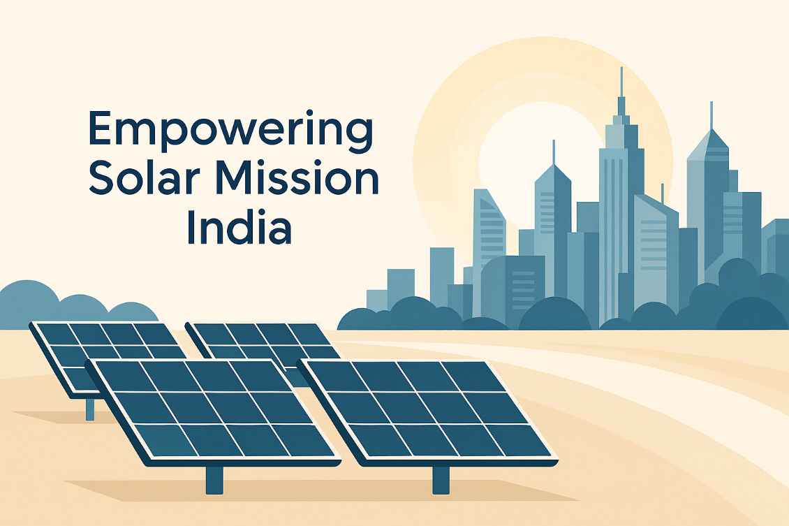 Empowering Solar Mission India Pioneering Renewable Energy Future