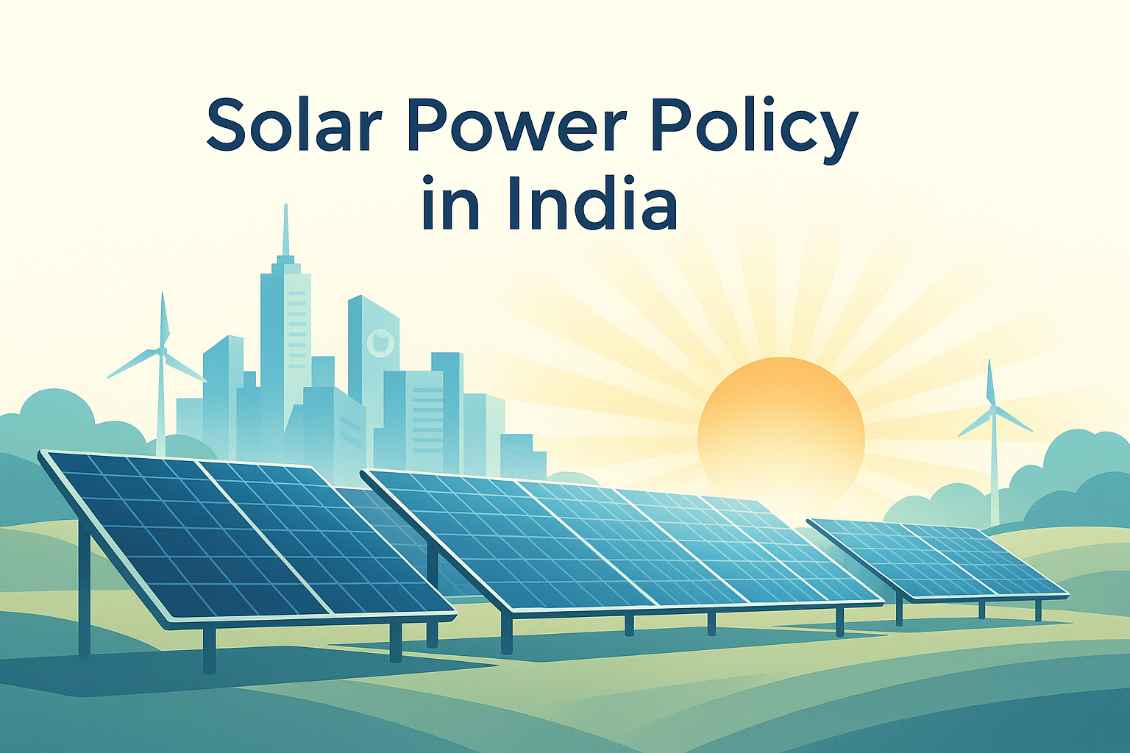 Solar Power Policy in India: Catalysing a Renewable Energy Future