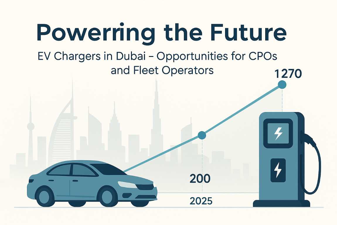 Powering the Future: EV Chargers in Dubai – Opportunities for CPOs and Fleet Operators