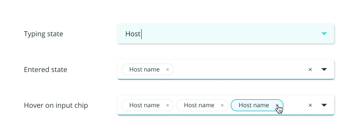 example usage of input chips in Aura Design System