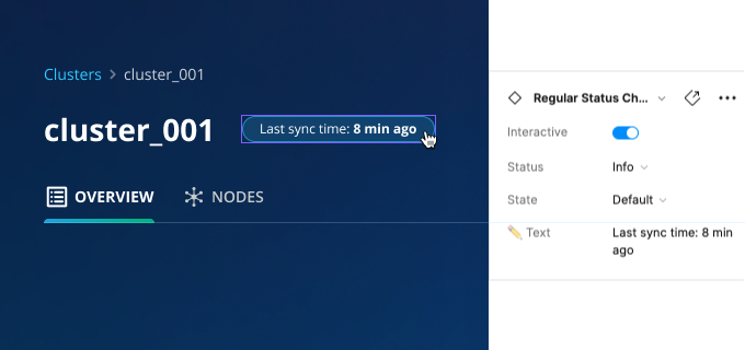 interactive property toggle