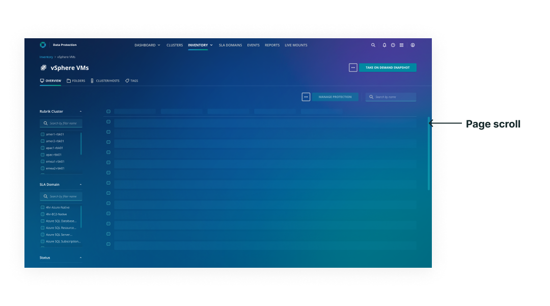 Undoing double scroll