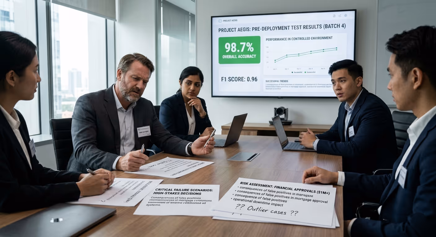 Reluctance to expand AI coverage to higher-stakes decisions