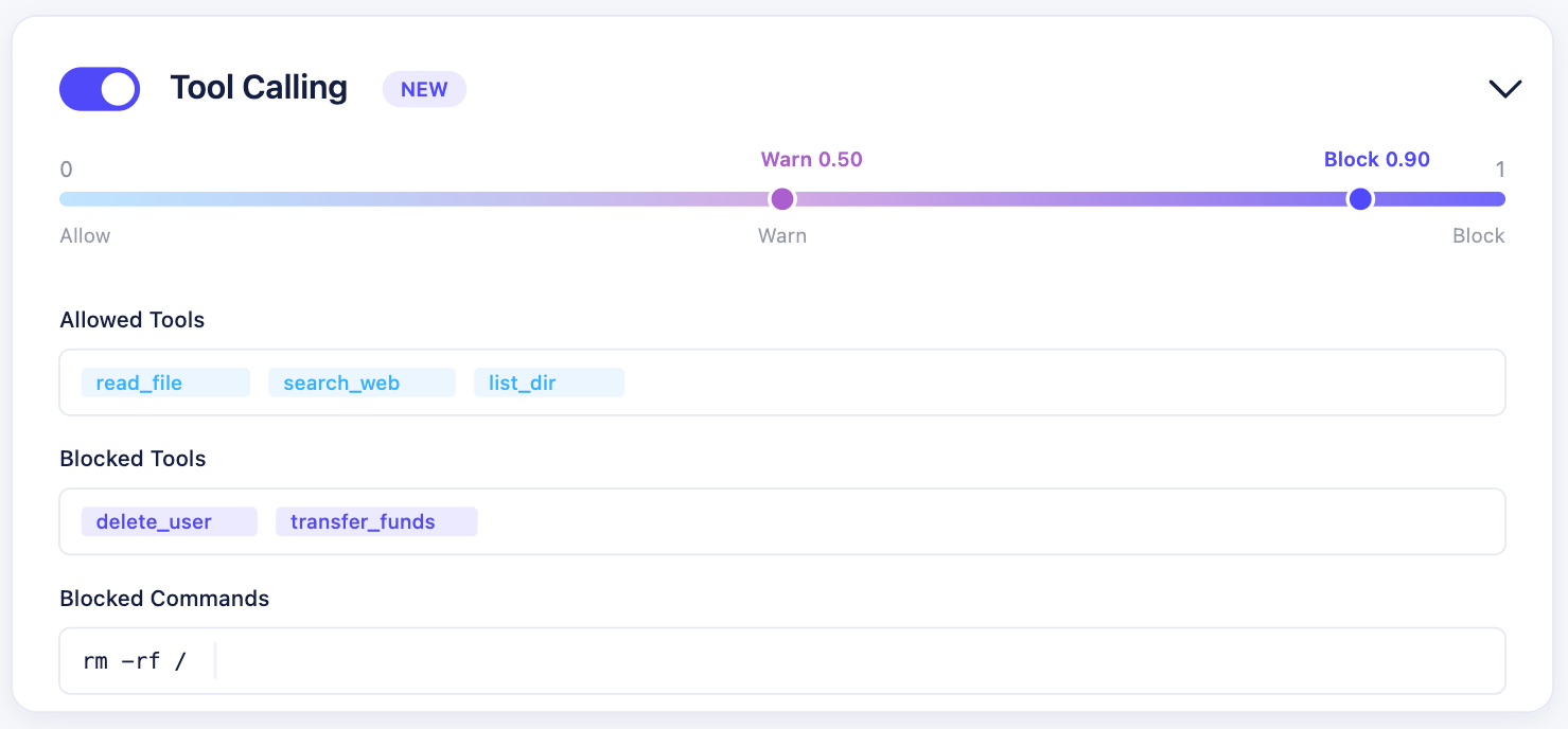 Tool Calling Access - Holistic AI agents