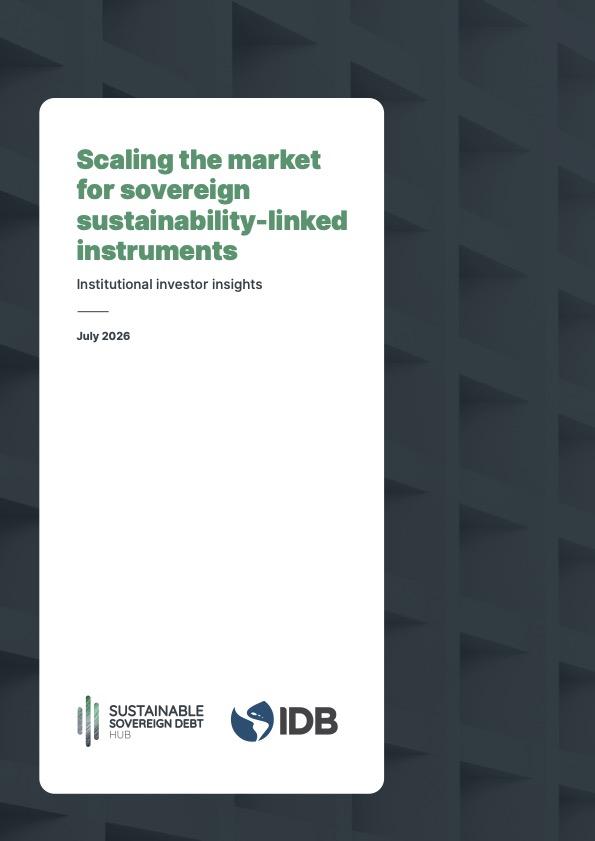 Cover of Scaling the market for sovereign sustainability-linked instruments report