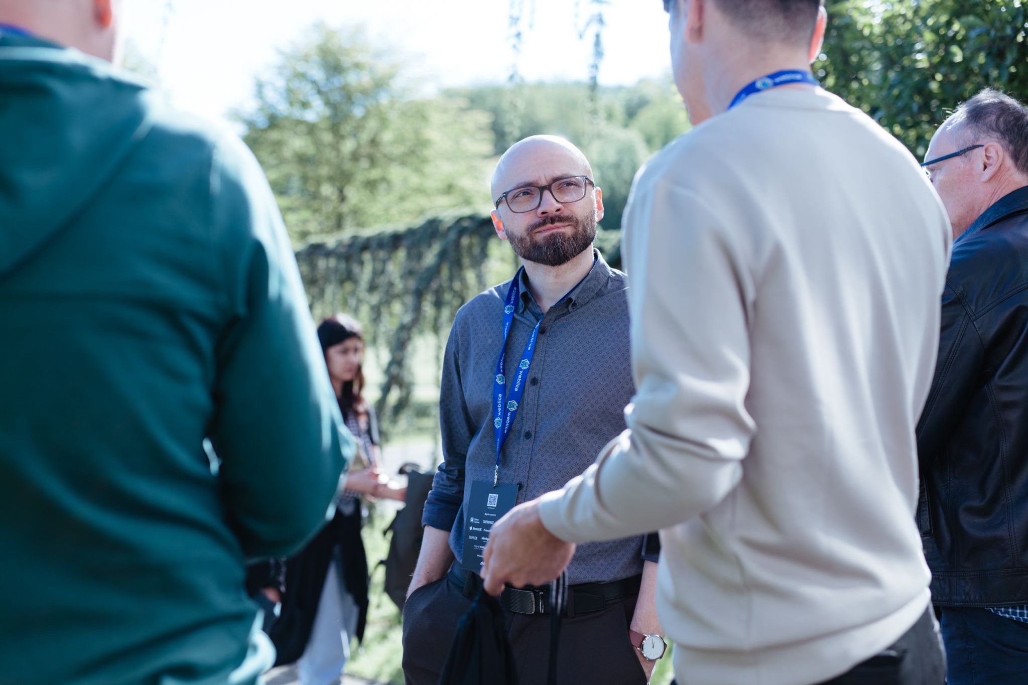 Zoran Jambor of JointJS in conversation at Weblica conference, 2026.