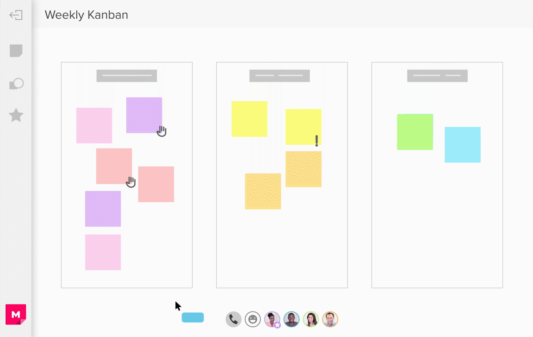 Weekly Kanban process