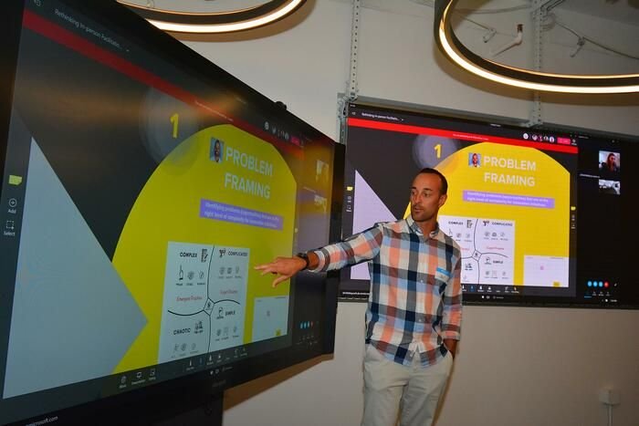 Jay Melone Surface Hub present