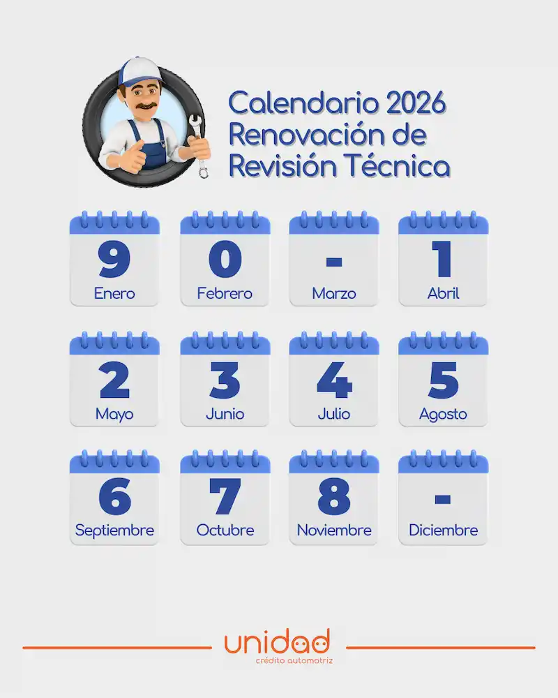 Calendario para la revisión técnica