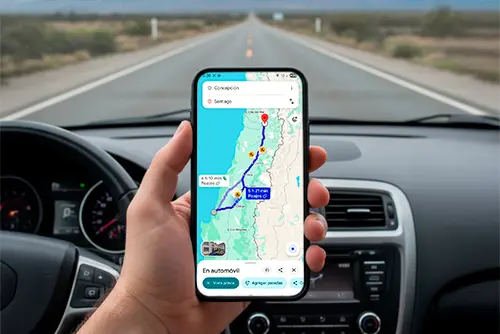 Como calcular peajes y combustible para viaje en Chile