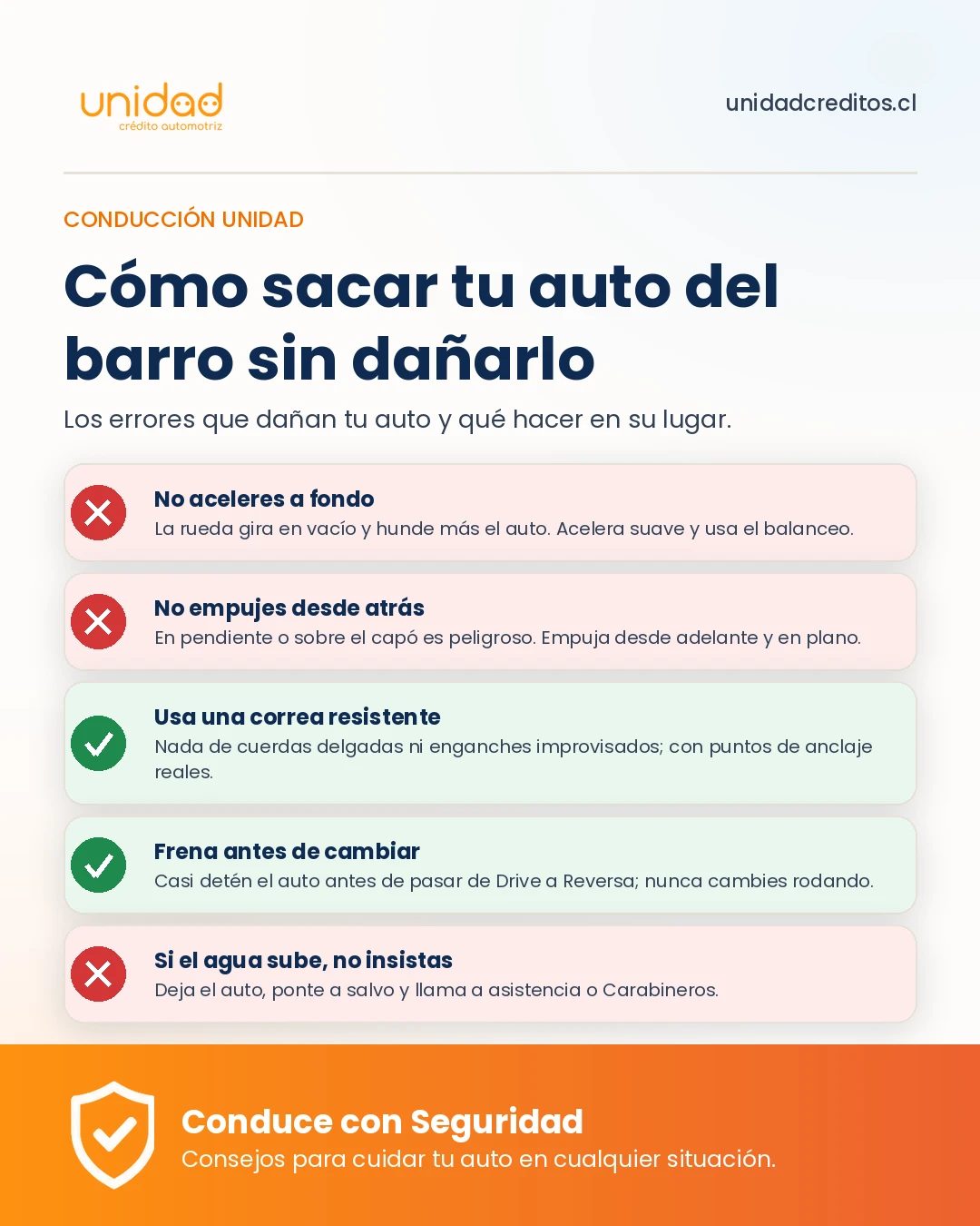 aprende como sacar tu auto del barro sin dañarlo