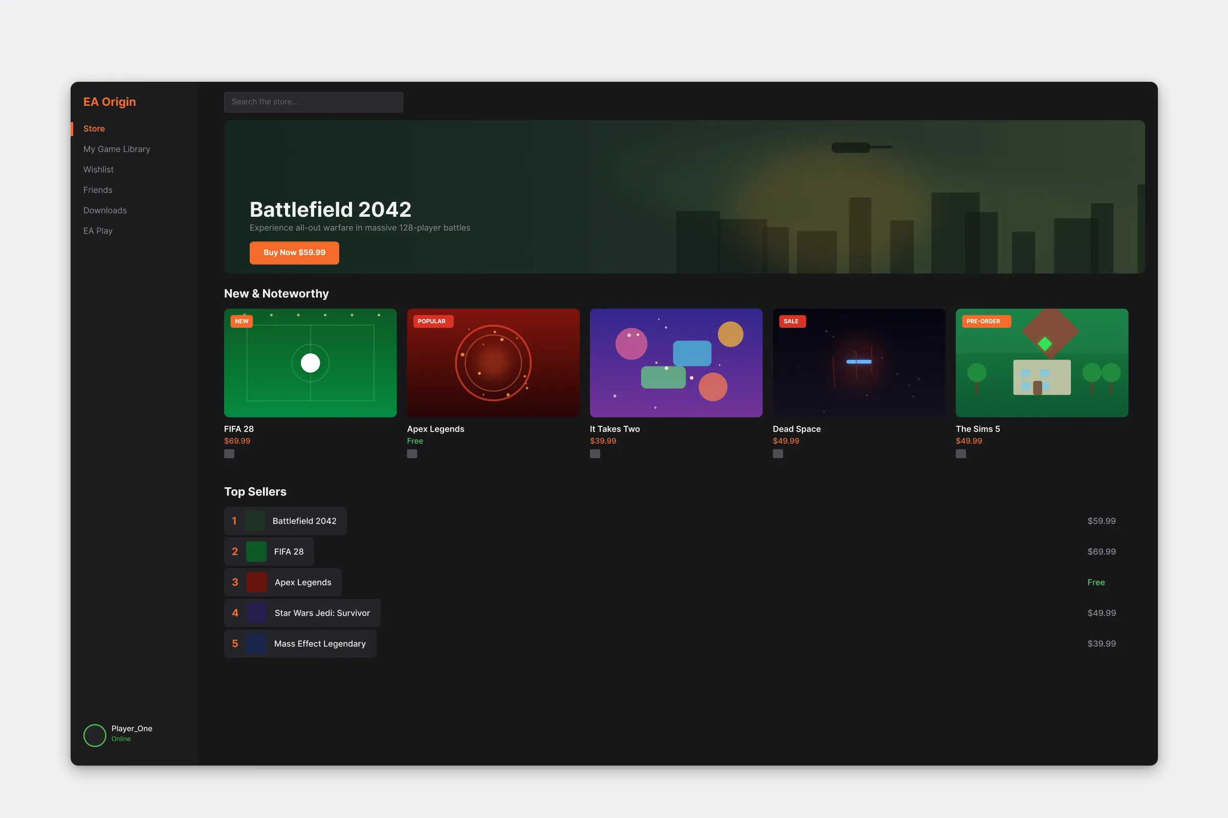EA Origin