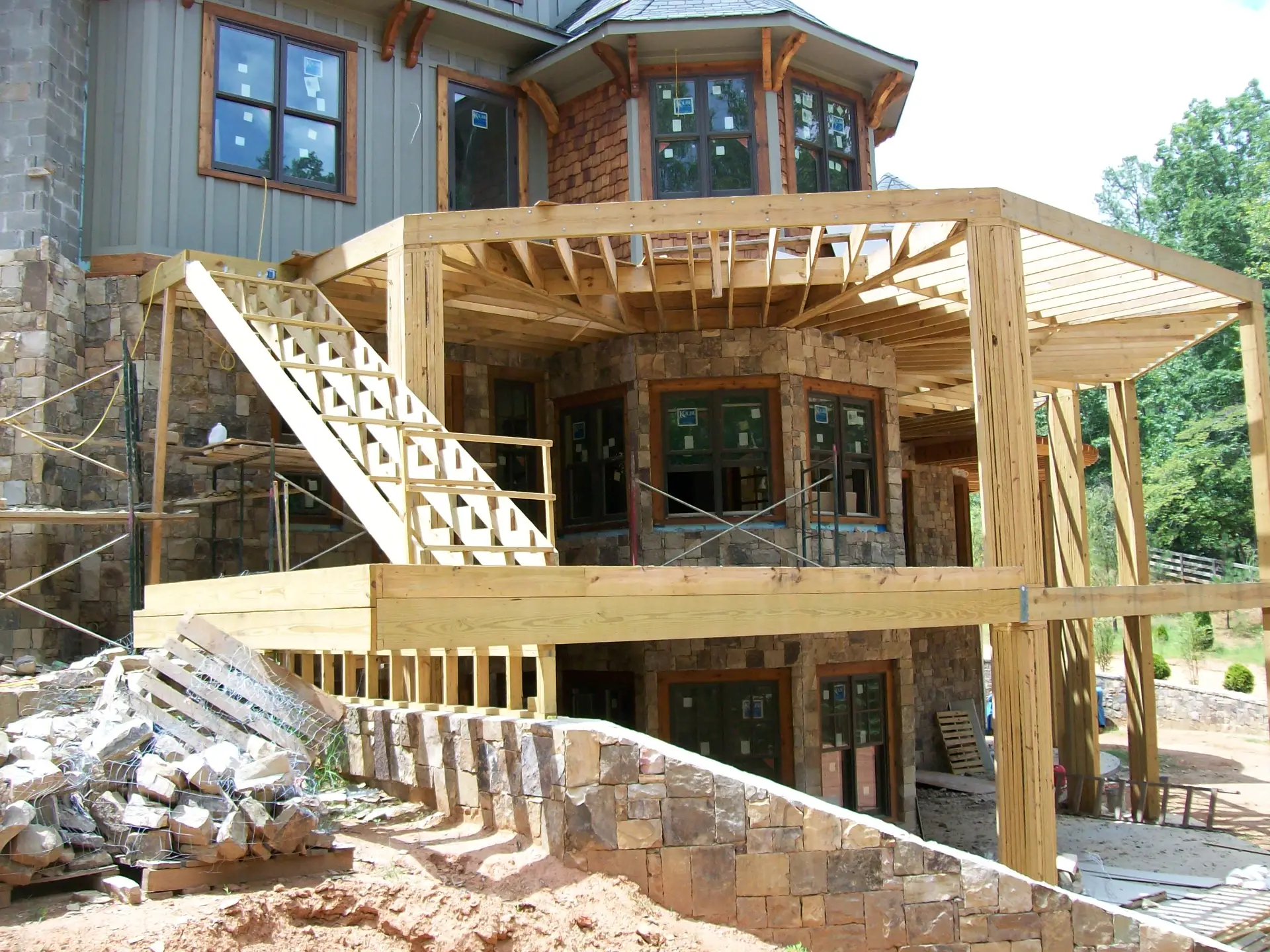 Custom home construction in Roswell Georgia by custom home builder Ensign Luxury Homes