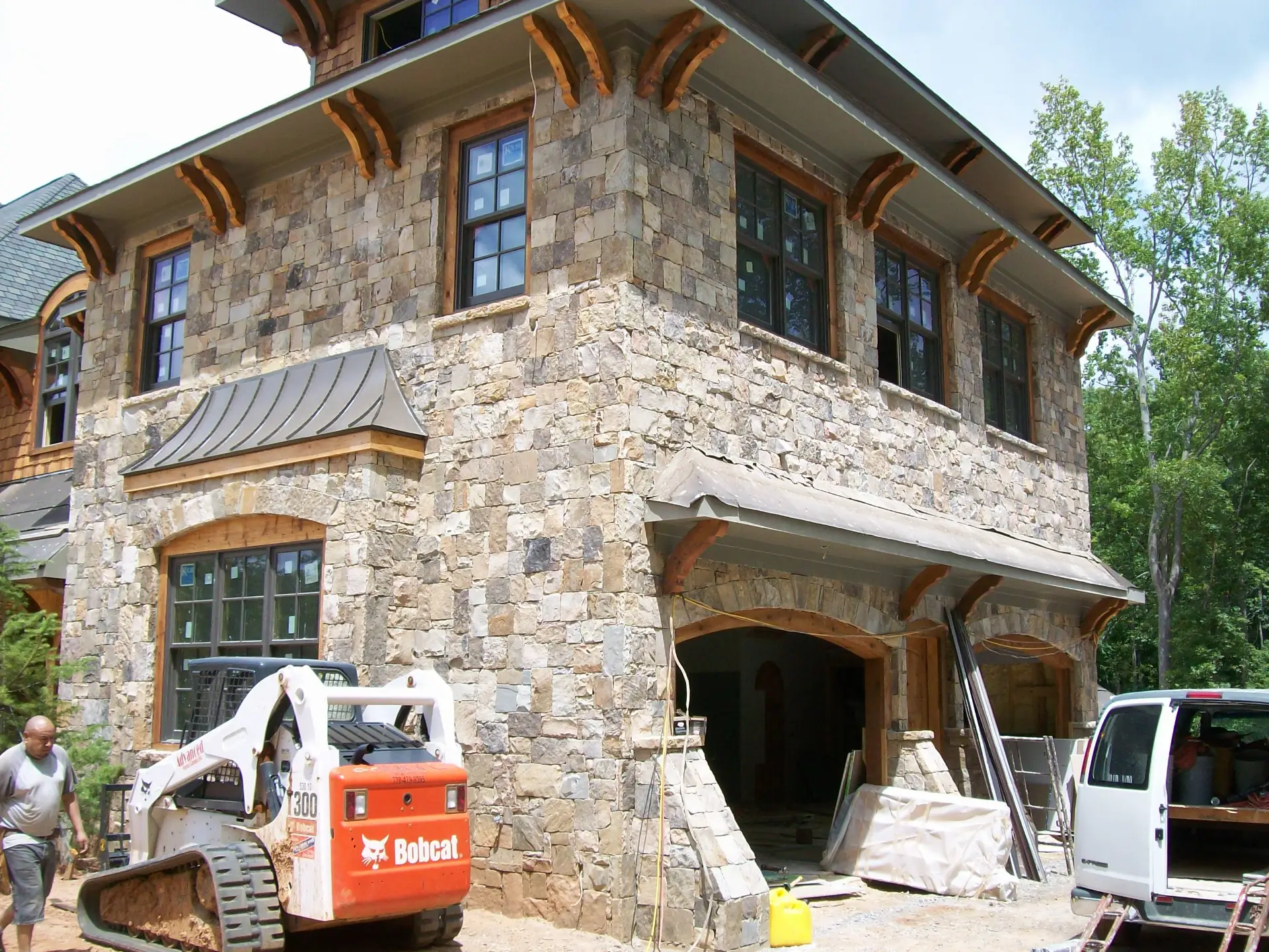Custom home construction in Roswell Georgia by custom home builder Ensign Luxury Homes